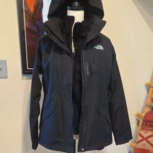 Northface Waterproof Two In One Windbreaker Jacket